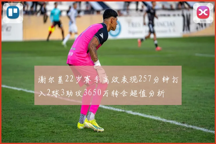 谢尔基22岁赛季高效表现257分钟打入2球3助攻3650万转会超值分析